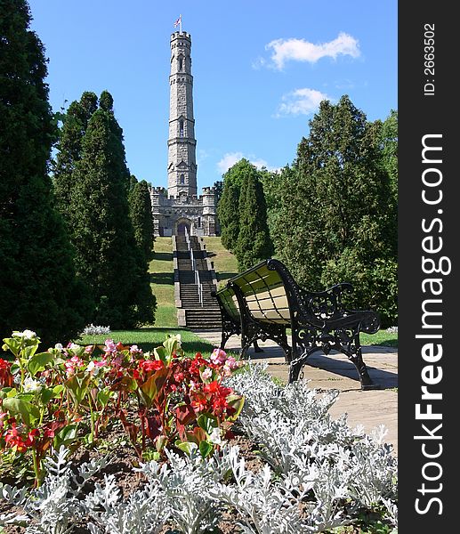 An castle like monument in Stoner Creek from the war in 1813, the
American against the British. An castle like monument in Stoner Creek from the war in 1813, the
American against the British.