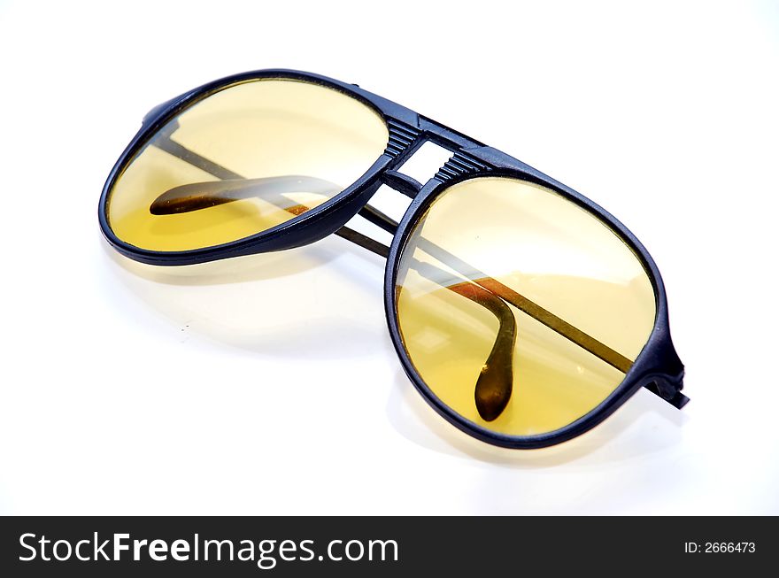 Sun glasses image on the white background