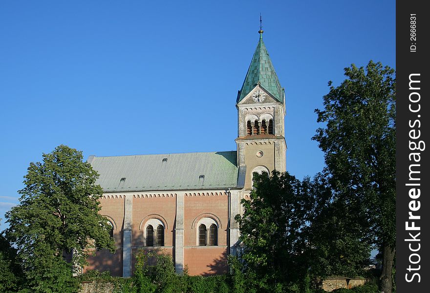 Romanesque church in Czech