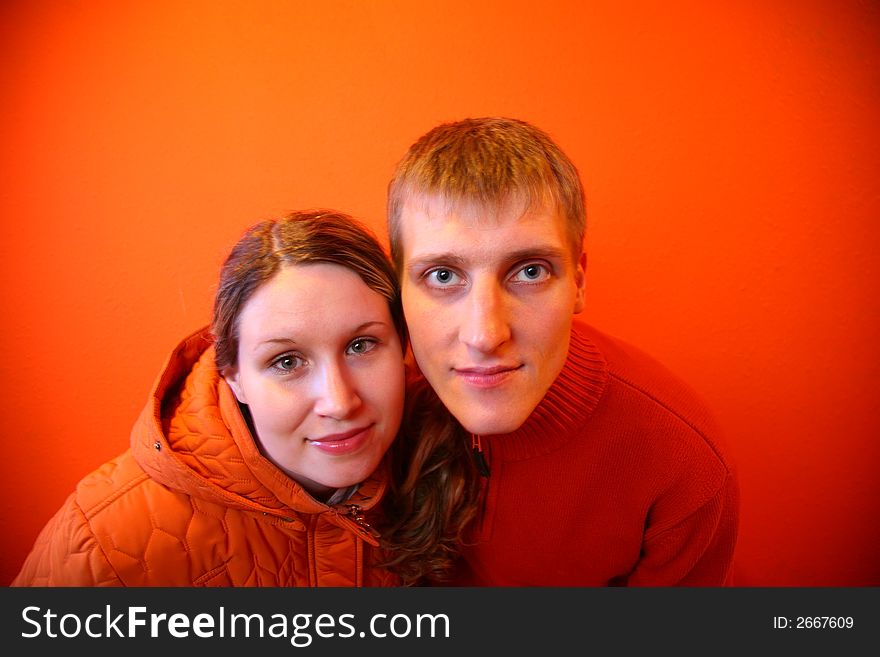 Couple On Red