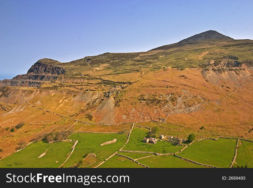 View over Nant Gwrtheyrn, Wales