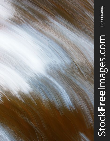 Abstract background in motion like a waterfall
