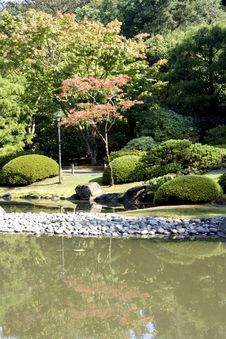 Picturesque Japanese Garden With Pond Stock Photography Picturesque Japanese Garden With Pond Stock Photography