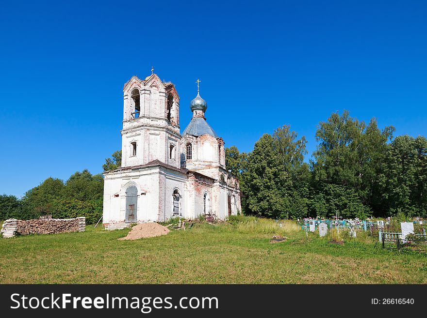 Old Orthodox Church next to the cemetery.