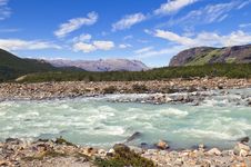Cold Turbulent River Royalty Free Stock Photography Cold Turbulent River Royalty Free Stock Photography
