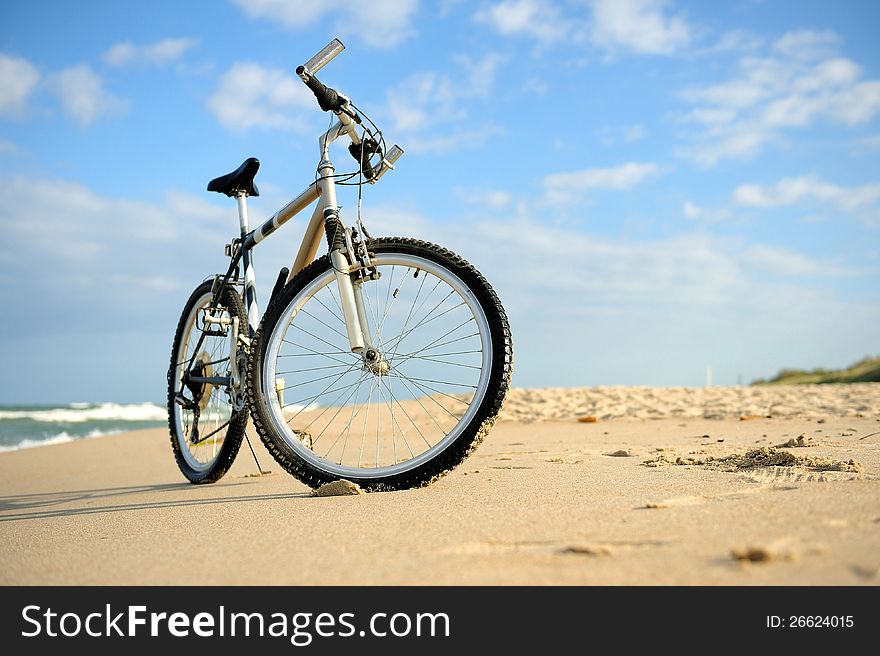 Mountain Bike on the Beach