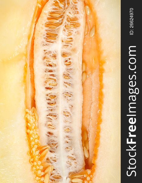 Background of ripe sweet melon. Background of ripe sweet melon