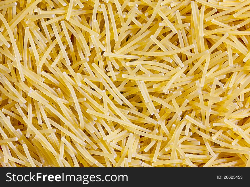 Raw noodles use as background