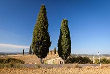 Tuscan Countryside Near Pienza, Tuscany, Italy Stock Photography Tuscan Countryside Near Pienza, Tuscany, Italy Stock Photography