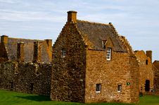 Silver House,Dunnottar Castle, Stonehaven, Scotland, U.K Royalty Free Stock Photography Silver House,Dunnottar Castle, Stonehaven, Scotland, U.K Royalty Free Stock Photography