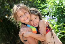 Summer Girls Royalty Free Stock Photography Summer Girls Royalty Free Stock Photography