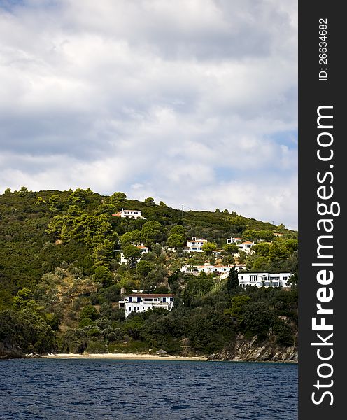 Houses on the island