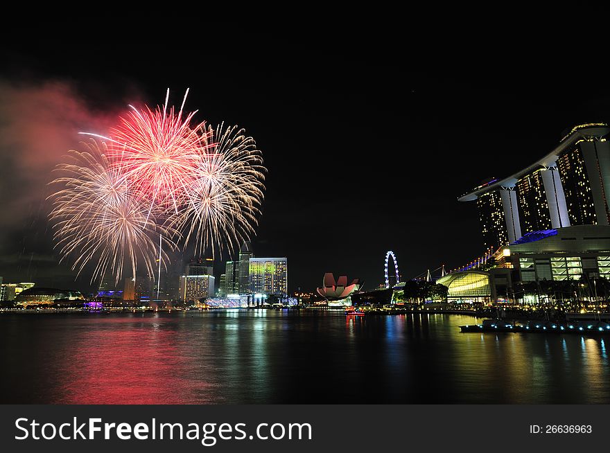 Singapore National Day 2012 Fireworks