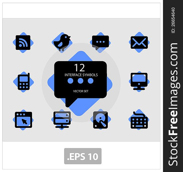 Pictogram Interface Symbols Vector