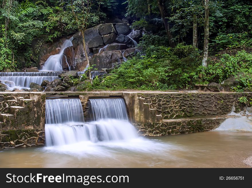 Kathu Waterfall in Kathu District of Phuket. Kathu Waterfall in Kathu District of Phuket