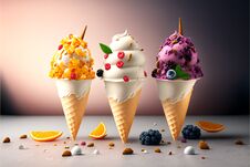 Indulge In The Rich And Creamy Bliss Of Our Homemade Ice Cream Royalty Free Stock Images