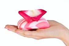 Pink Soap Bar Royalty Free Stock Photos Pink Soap Bar Royalty Free Stock Photos