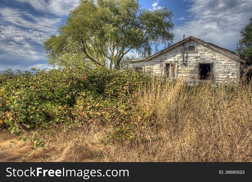 Home in the country in dilapidated condition. Home in the country in dilapidated condition