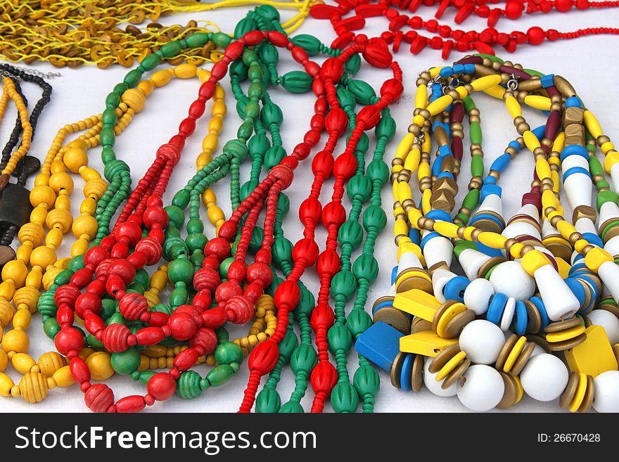 Colorful handmade jewelry
