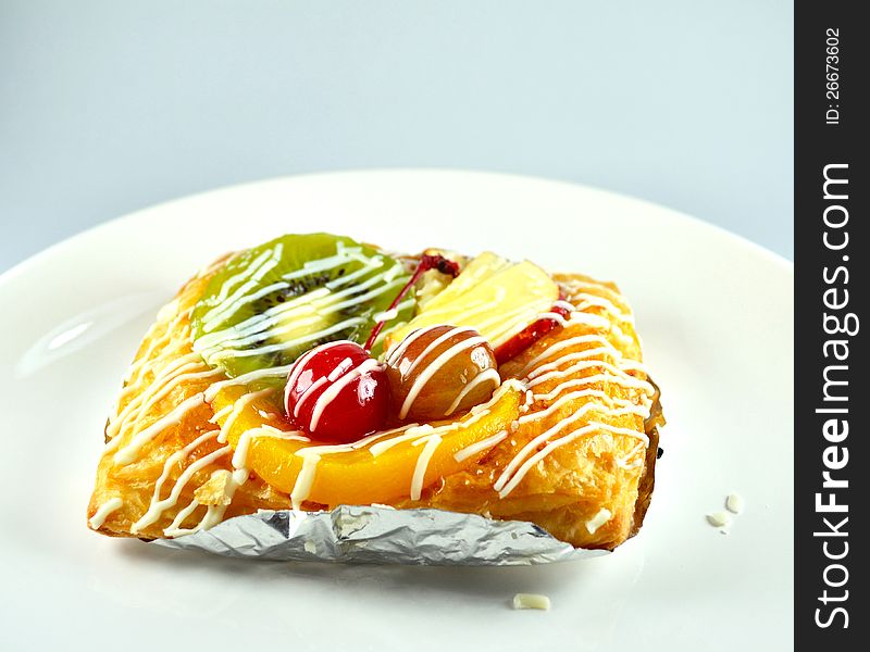 Sweet fruit danish