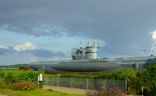 Submarine In Kiel - Germany Royalty Free Stock Photo Submarine In Kiel - Germany Royalty Free Stock Photo