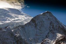 Snow Covered Mountains And Rocky Peaks In The Alps Stock Photos Snow Covered Mountains And Rocky Peaks In The Alps Stock Photos