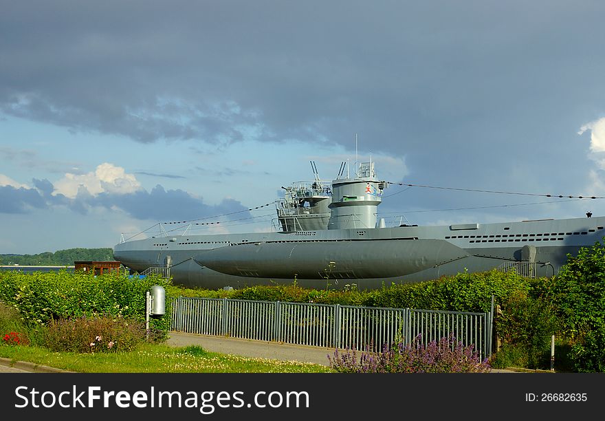 Submarine In Kiel - Germany