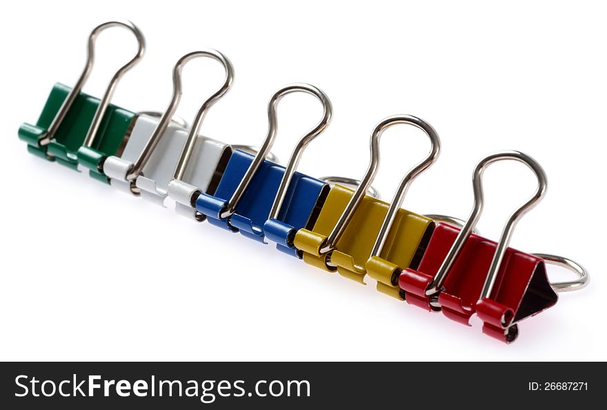 Colored Binder Clips