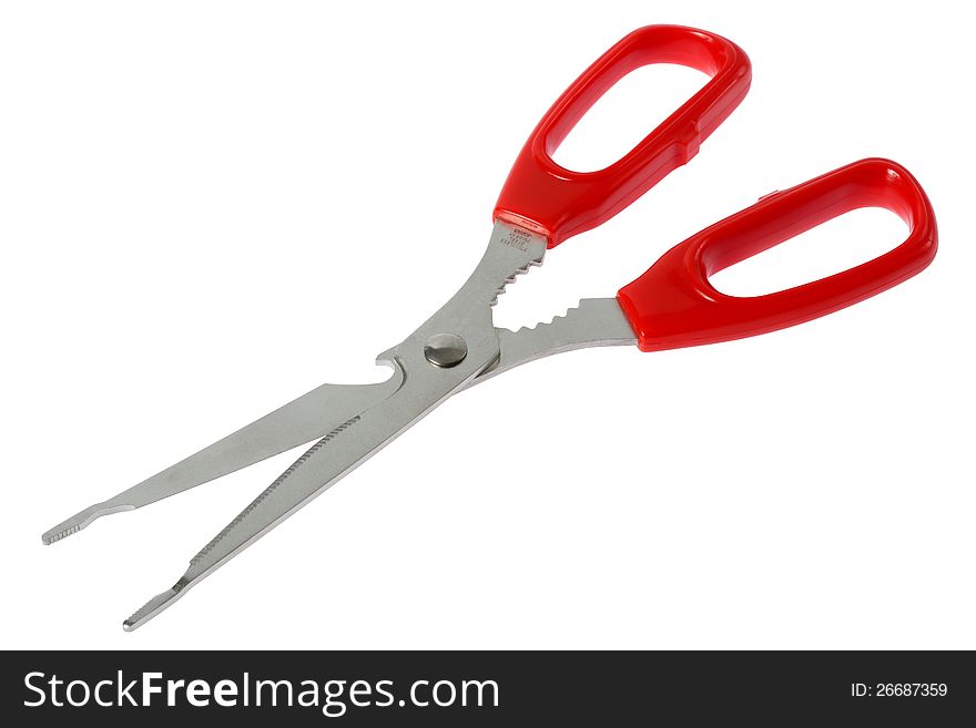 General purpose scissor isolated on white background. General purpose scissor isolated on white background