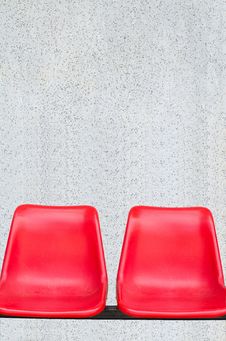 Red Chair With Marble Walls Stock Photography Red Chair With Marble Walls Stock Photography