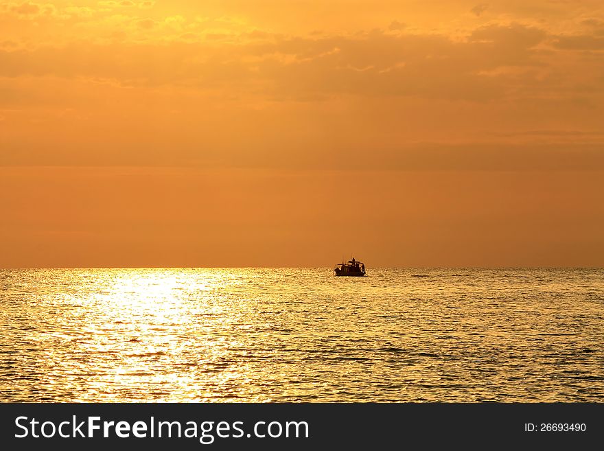 Yacht In The Sea