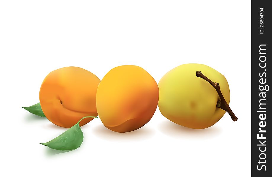 Three little apricots and nutrition