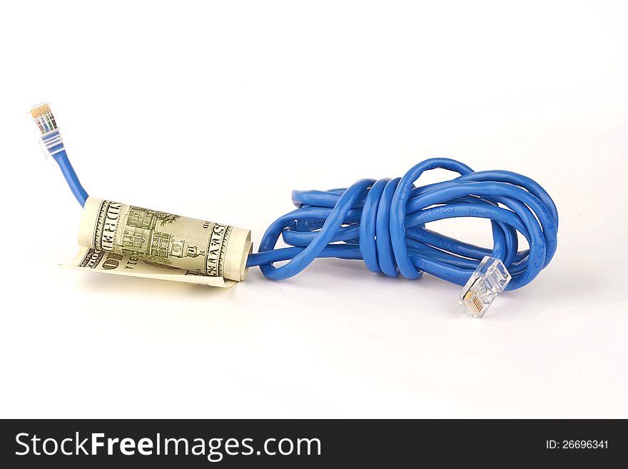 Network Cable And Dollar