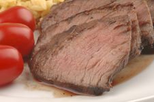 Barbecued Steak Royalty Free Stock Image Barbecued Steak Royalty Free Stock Image