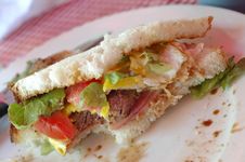 Sandwich Steak Stock Image Sandwich Steak Stock Image