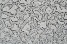 Dry Grey Mud Texture Stock Photography