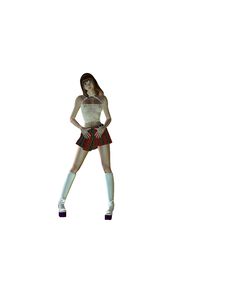 3D HD Female Rendering Stock Image 3D HD Female Rendering Stock Image