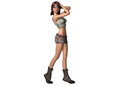3D HD Female Rendering Royalty Free Stock Photo 3D HD Female Rendering Royalty Free Stock Photo