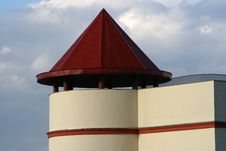 The Top Part Of A Building. Royalty Free Stock Photo The Top Part Of A Building. Royalty Free Stock Photo