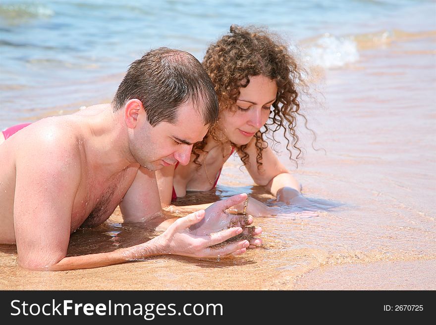 Couple On A Beach