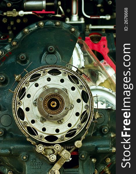 Piston engine detail, Seattle Museum of Flight