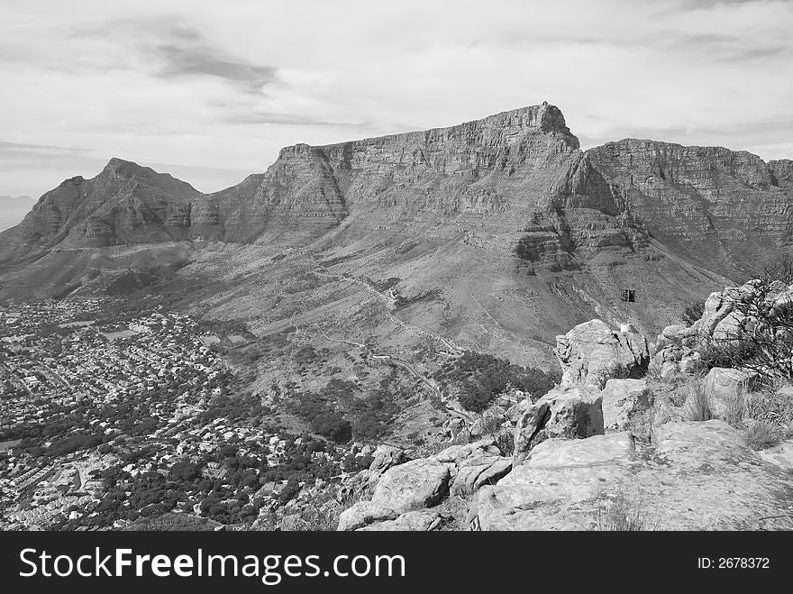 Table Mountain views from Lion's Head