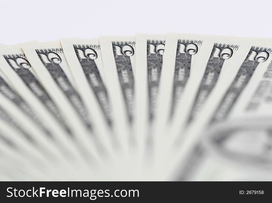 A close up of a bunch of 5 dollar bills, good background,. A close up of a bunch of 5 dollar bills, good background,