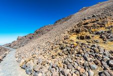 Landscape Route On Mount Teide Royalty Free Stock Images Landscape Route On Mount Teide Royalty Free Stock Images