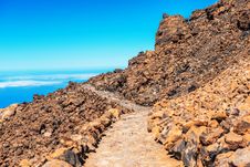 Landscape Route On Mount Teide Stock Photo Landscape Route On Mount Teide Stock Photo