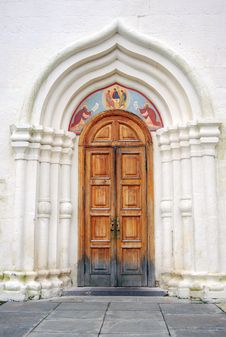 Church Gates In Trinity Sergius Lavra Stock Image