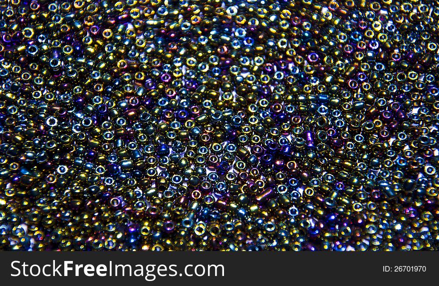 A Background of Metallic Bead