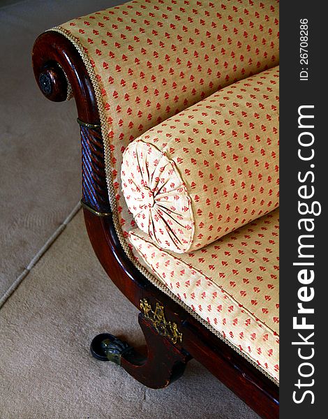 Image of a old chair at home