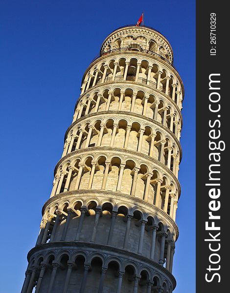 The leaning tower of Pisa, Italy.