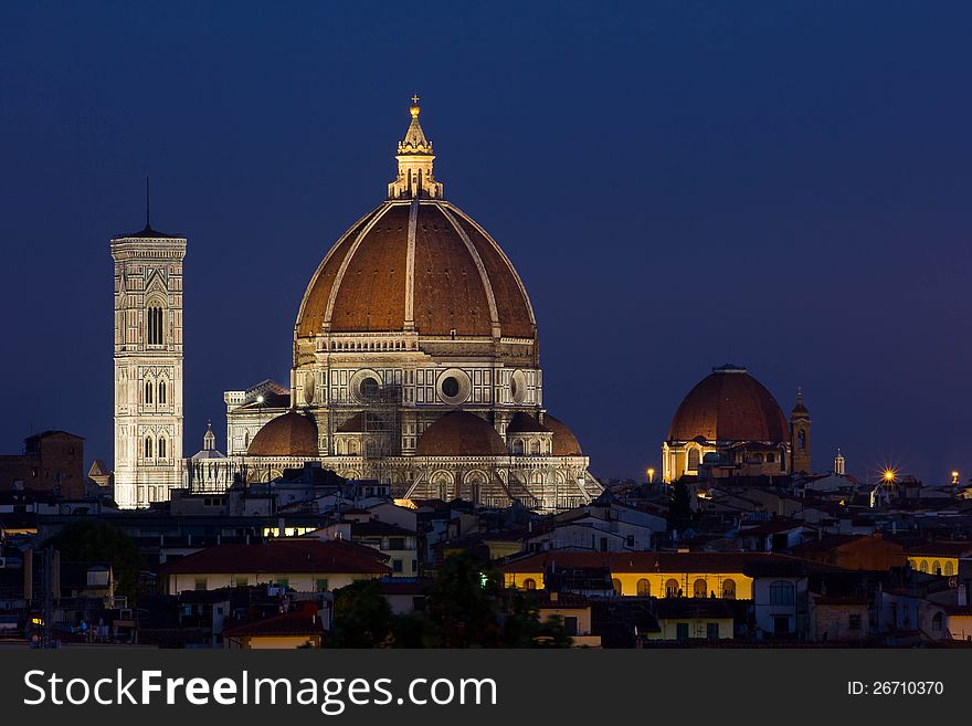 Florence Santa Maria del Fiore Cathedral, Florence, Italy. Florence Santa Maria del Fiore Cathedral, Florence, Italy